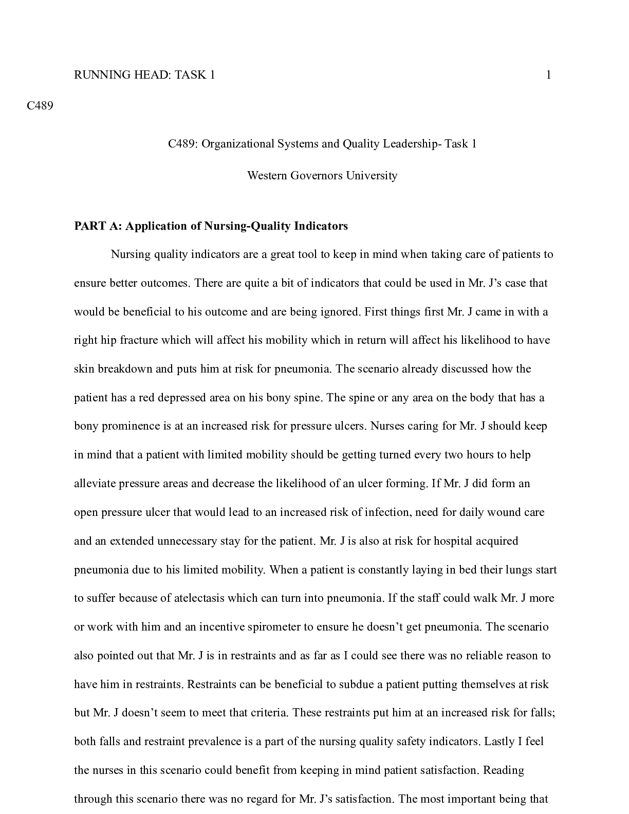 Preview image of Untitled document  11 .docx  RUNNING HEAD: TASK 1 document